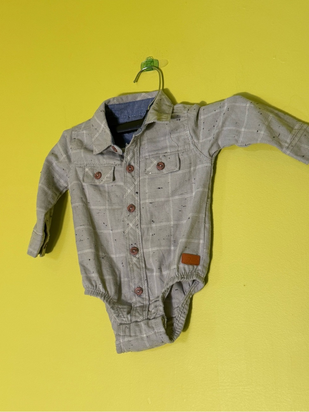7 for all mankind Baby Plaid onesie and jeans set